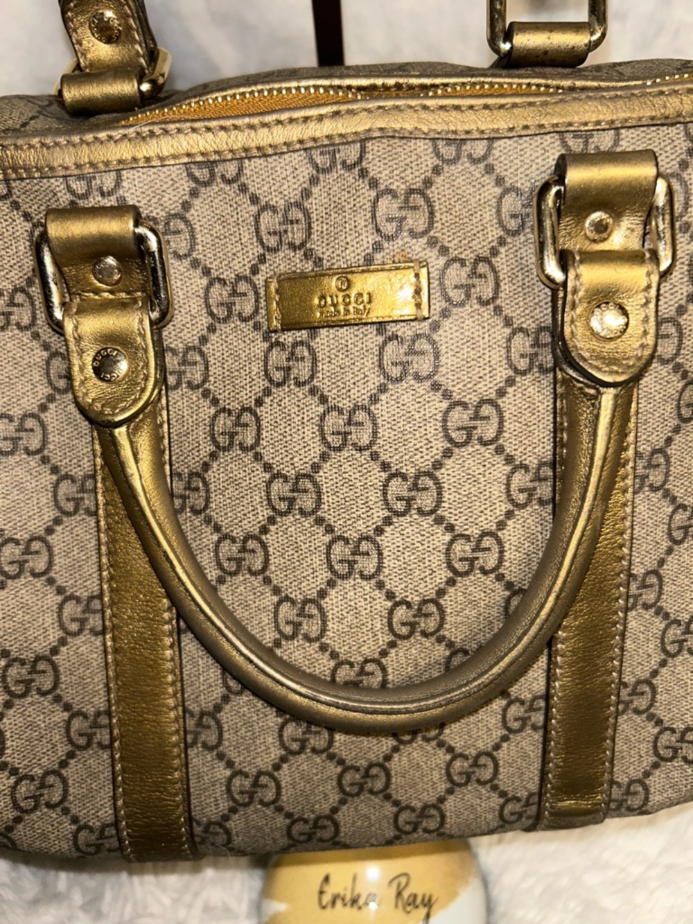 Gucci GG Canvas Monogram Boston Bag - Picture 7 of 16